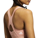 Sutien pentru femei adidas  Believe This Medium Support Workout Logo Ambient Blush