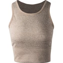 Sutien pentru femei Endurance  Flowee Seamless Sports Bra Warm Taupe