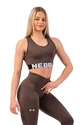 Sutien pentru femei Nebbia  Medium Impact Cross Back Sports Bra 410 brown