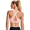 Sutien pentru femei Under Armour  Crossback Mid Bra pink