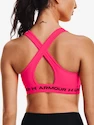 Sutien pentru femei Under Armour  Crossback Mid Bra-PNK