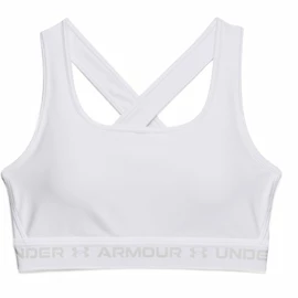 Sutien pentru femei Under Armour Crossback Mid Bra-WHT