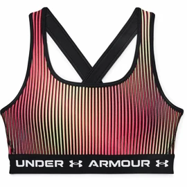 Sutien pentru femei Under Armour Crossback Mid Print-BLK