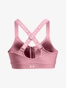 Sutien pentru femei Under Armour  Infinity High Bra Zip-PNK