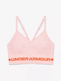 Sutien pentru femei Under Armour Seamless Low Long Htr Bra pink Beta Tint