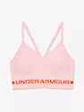 Sutien pentru femei Under Armour  Seamless Low Long Htr Bra pink Beta Tint  L