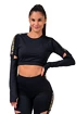 Top pentru femei Nebbia Honey Bunny Crop Top 821 black