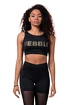 Top pentru femei Nebbia Intense Gold Mesh Mini Top 830 black