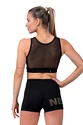 Top pentru femei Nebbia Intense Gold Mesh Mini Top 830 black