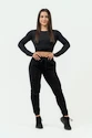 Top pentru femei Nebbia Intense Women's Long Sleeve Crop Top Perform 839 Black