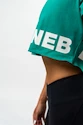 Top pentru femei Nebbia POWERHOUSE Oversized Crop Top green