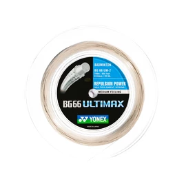 Tricot badminton Yonex BG 66 Ultimax White (0.65 mm) - 200 m