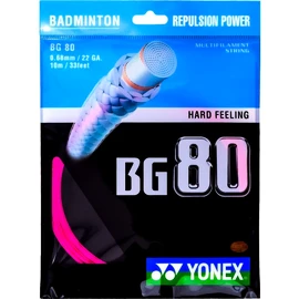 Tricot badminton Yonex BG 80 Pink (12 m)