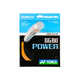 Tricot badminton Yonex BG 80 Power Orange (0.68 mm)