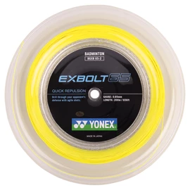 Tricot badminton Yonex Exbolt 65 Yellow (200 m)