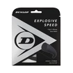 Tricot de tenis Dunlop  Explosive Speed Black 1.25 Set (12 m)