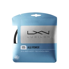 Tricot de tenis Luxilon Alu Power 1.25 mm Black (12 m)