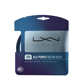 Tricot de tenis Luxilon Alu Power 125 Set Ocean Blue