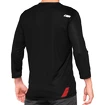 Tricou de ciclism pentru bărbați 100%  Airmatic 3/4 Sleeve Jersey Black/Red