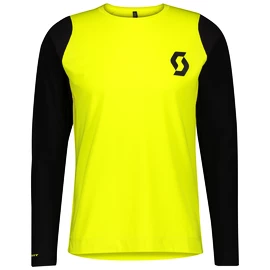 Tricou de ciclism pentru bărbați Scott Trail Progressive L/Sl Sulphur Yellow/Black