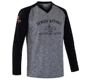 Tricou de ciclism pentru bărbați Sensor  Cyklo Charger LS Grey/Black S