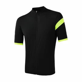 Tricou de ciclism pentru bărbați Sensor Cyklo Classic Black/Neon Yellow