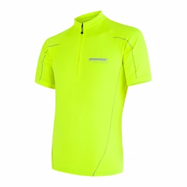 Tricou de ciclism pentru bărbați Sensor Cyklo Entry Neon Yellow