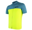 Tricou de ciclism pentru bărbați Sensor  Cyklo Motion Blue/Neon Yellow