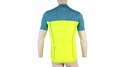 Tricou de ciclism pentru bărbați Sensor  Cyklo Motion Blue/Neon Yellow