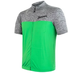 Tricou de ciclism pentru bărbați Sensor Cyklo Motion Grey/Green