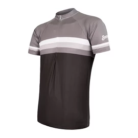 Tricou de ciclism pentru bărbați Sensor Cyklo Summer Stripe Black/Grey