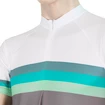 Tricou de ciclism pentru bărbați Sensor  Cyklo Summer Stripe Grey/Green