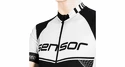 Tricou de ciclism pentru bărbați Sensor  Cyklo Team Up Black/White