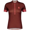 Tricou de ciclism pentru femei Scott  Endurance 20 S/Sl Rust Red/Brick Red M