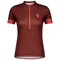 Tricou de ciclism pentru femei Scott  Endurance 20 S/Sl Rust Red/Brick Red M