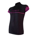 Tricou de ciclism pentru femei Sensor  Cyklo Dots Black