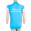 Tricou de ciclism pentru femei Sensor  Cyklo Dots Blue