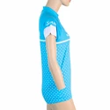 Tricou de ciclism pentru femei Sensor  Cyklo Dots Blue