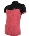 Tricou de ciclism pentru femei Sensor  Cyklo Motion Pink/Black