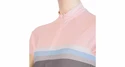 Tricou de ciclism pentru femei Sensor  Cyklo Summer Stripe Grey/Pink