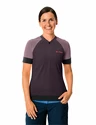 Tricou de ciclism pentru femei VAUDE  Altissimo Q-Zip Shirt Blackberry