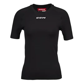 Tricou de compresie pentru femei CCM SS Training Tee Black Senior