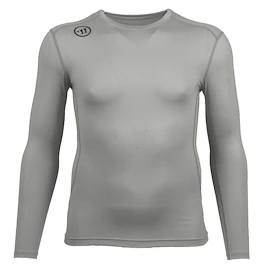 Tricou de compresie Warrior Compression LS Grey Junior