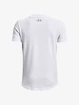 Tricou pentru băieți Under Armour  SPORTSTYLE LEFT CHEST SS-WHT