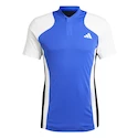 Tricou pentru bărbați adidas  Freelift Polo Pro Lucid Blue