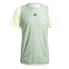 Tricou pentru bărbați adidas MESH TEE PRO SILGRN/GRESPA