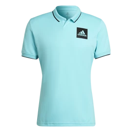 Tricou pentru bărbați adidas Paris Freelift Polo Aqua