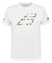 Tricou pentru bărbați Babolat Aero Cotton Tee White