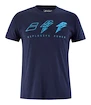 Tricou pentru bărbați Babolat  Drive Cotton Tee Blue