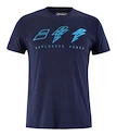 Tricou pentru bărbați Babolat  Drive Cotton Tee Blue